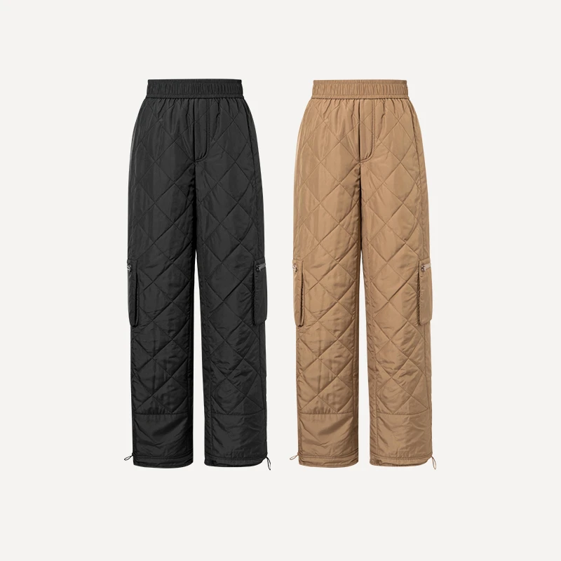 【贵姐NICOL】设计师高端定制直筒休闲棉裤4NKC125