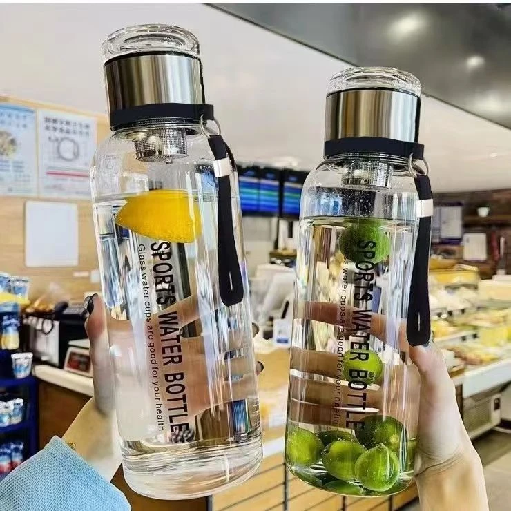 大容量玻璃吨吨杯便携式水杯网红爆款杯子男士茶杯高颜值喝水茶壶