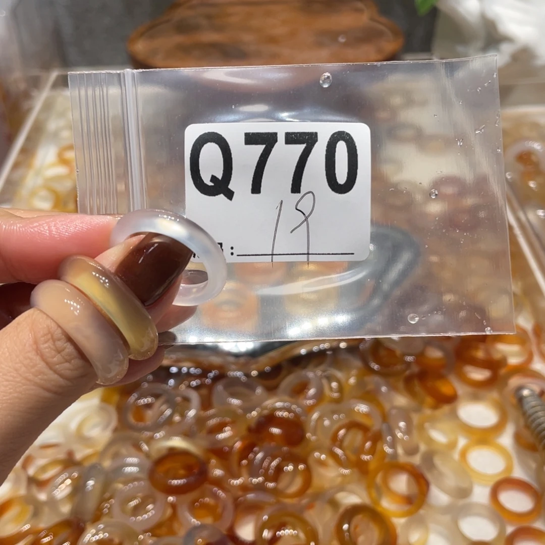 玛瑙/玉髓未镶嵌戒指770