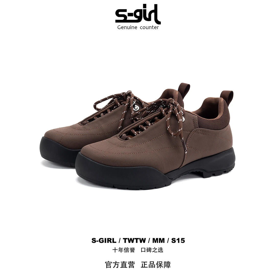 SGIRL TWTW复古厚底休闲鞋女2025新款舒适透气小白鞋运动阿甘鞋潮