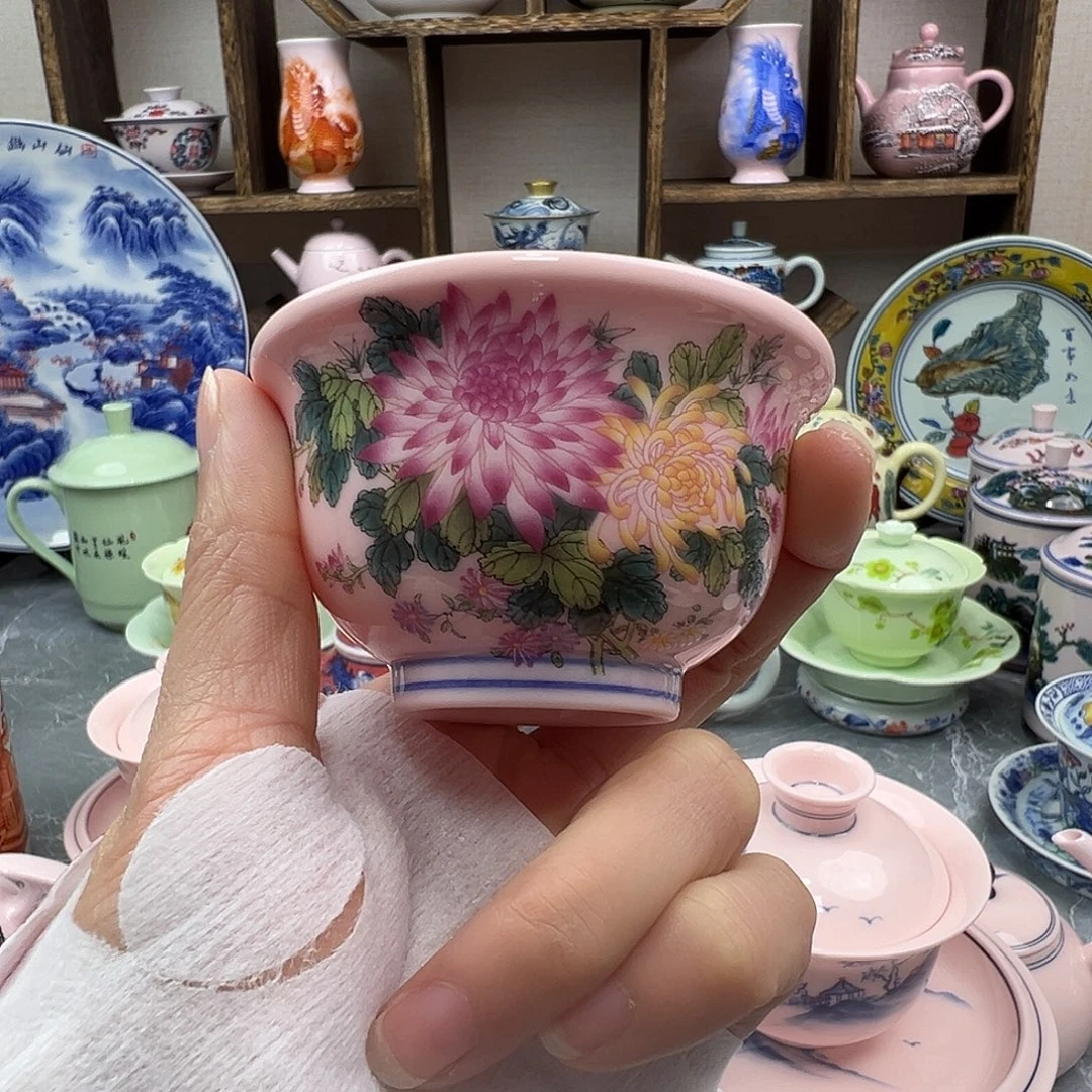 摆件陶景德镇陶瓷567老厂瓷5