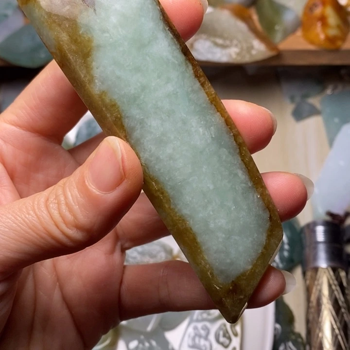 翡翠未镶嵌颈饰天然