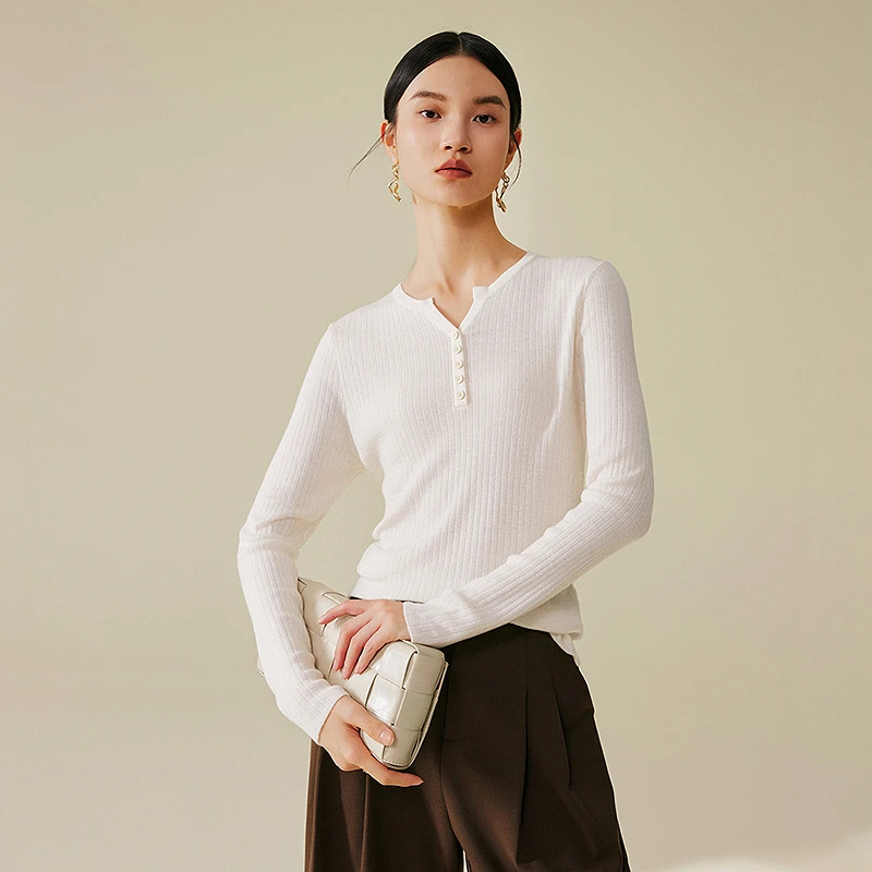 【小余专属】MOFAN摩凡冬新款米白毛针织衫MAZ382283