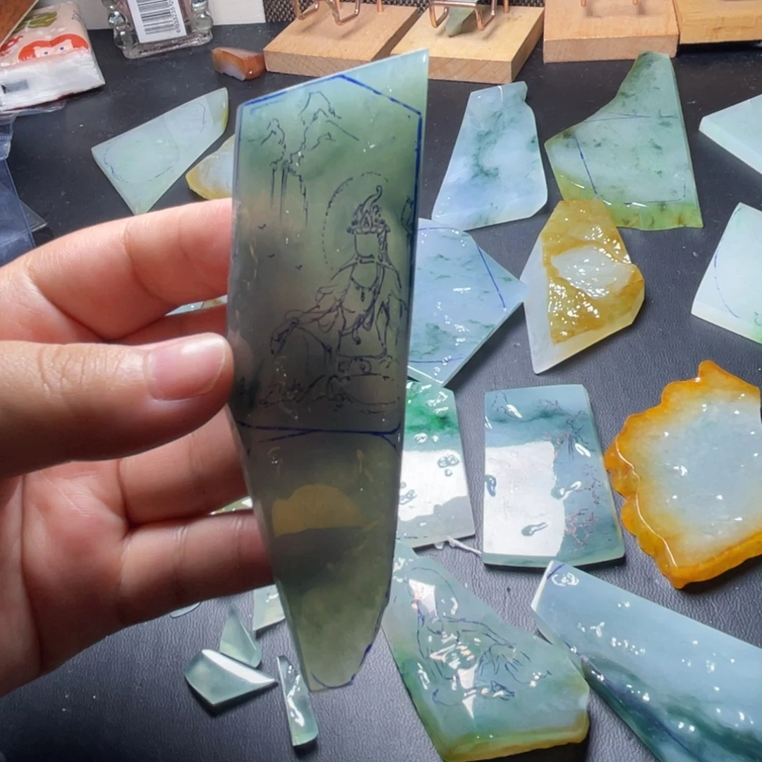 定制翡翠未镶嵌定制