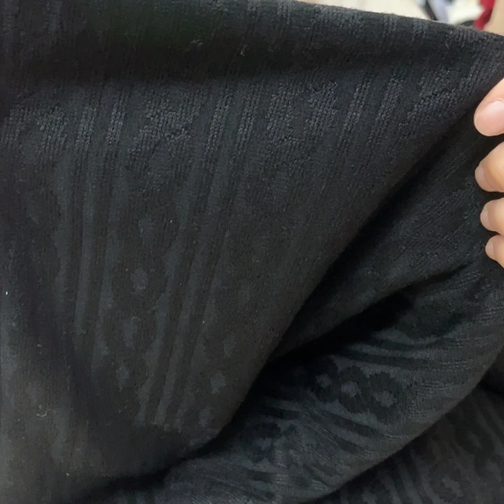黑色麻花辫布料两米