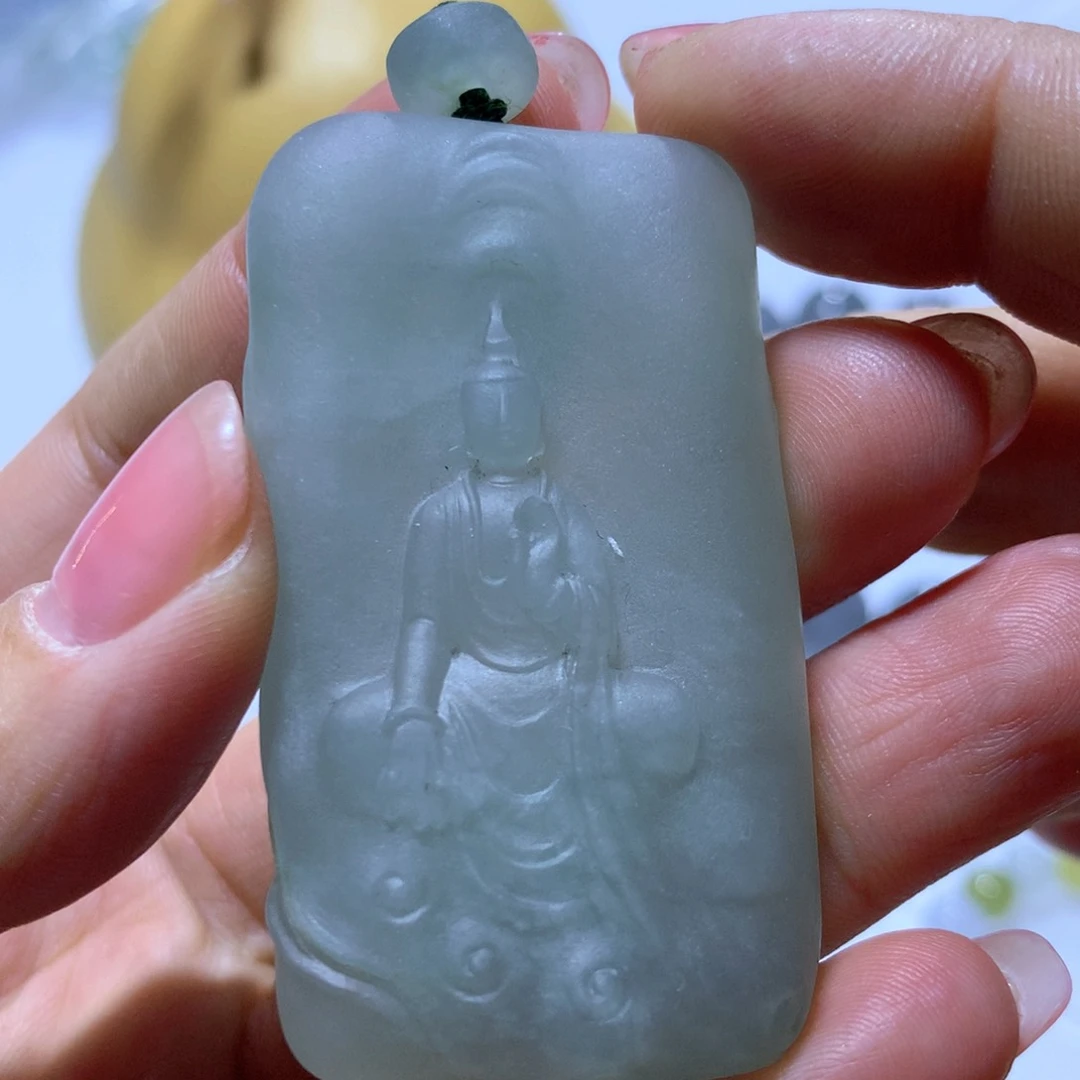 翡翠颈饰未镶嵌天然缅甸翡翠