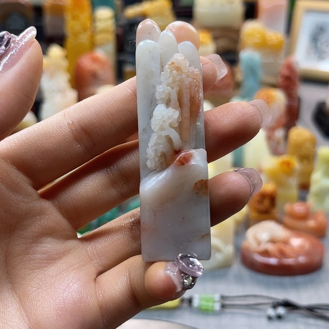 青田石印石包邮包刻5602