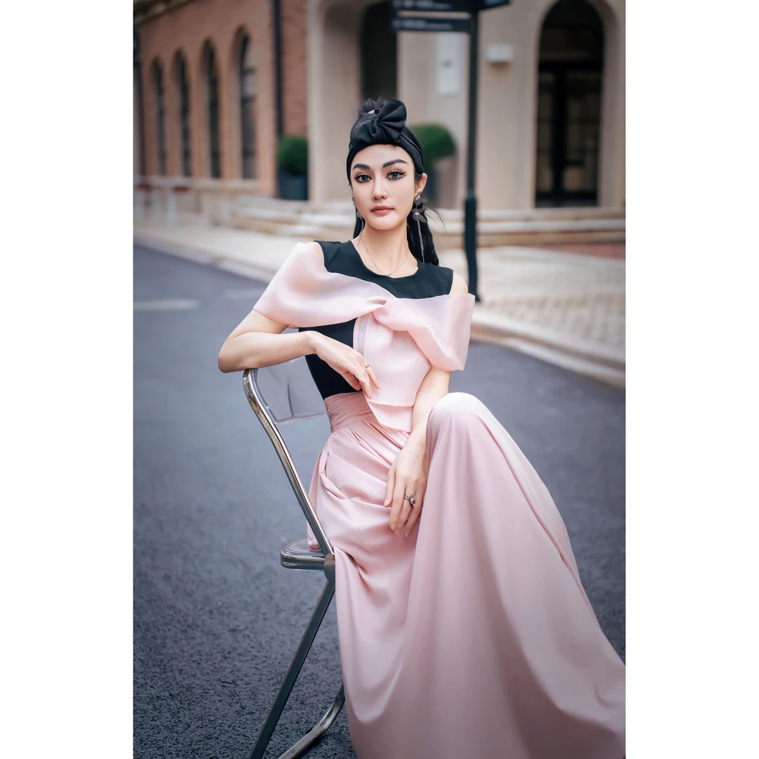 【星姐推荐】星原创高级定制【蝴蝶丽人】设计师款气质轻奢名媛上衣