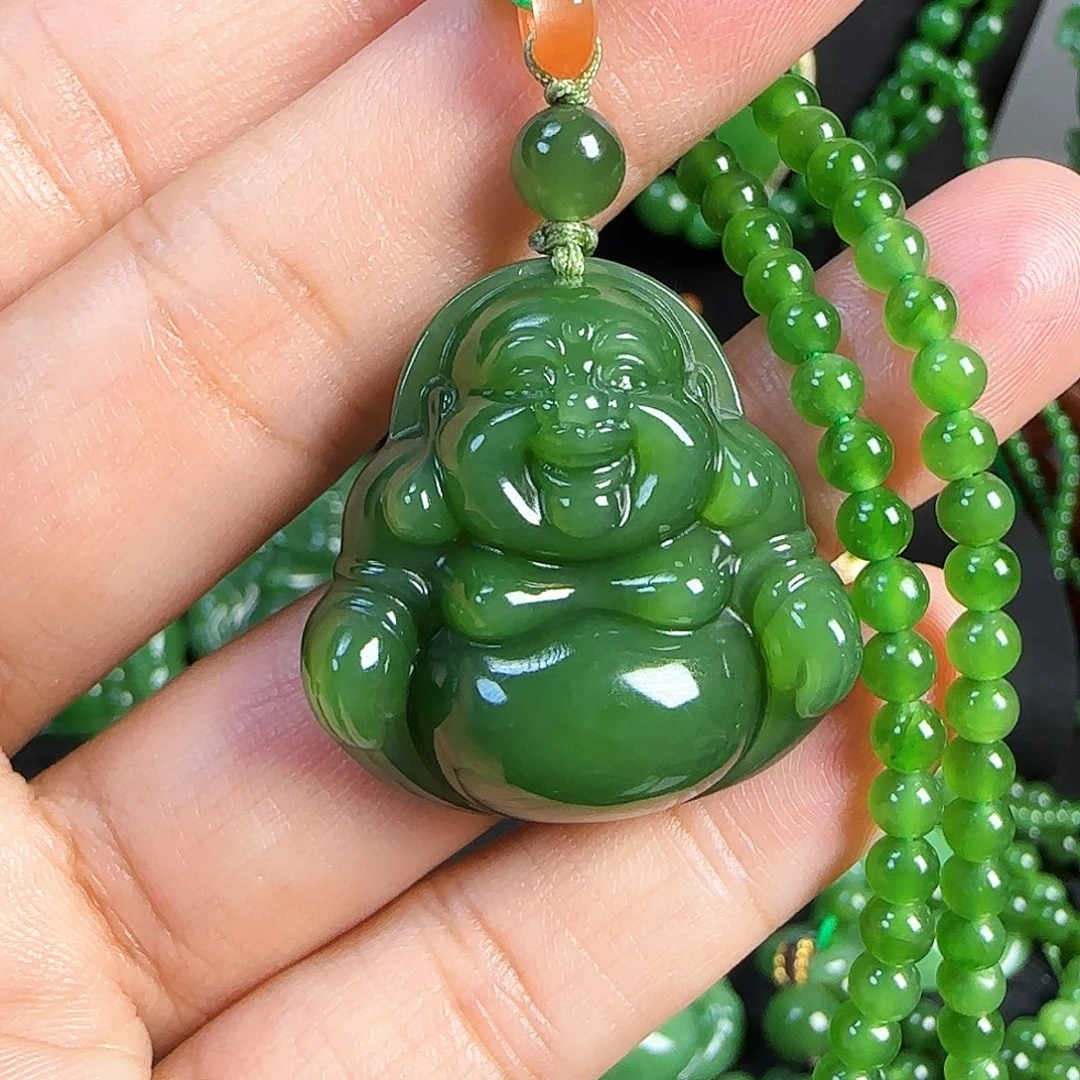 和田玉（碧玉）未镶嵌颈饰