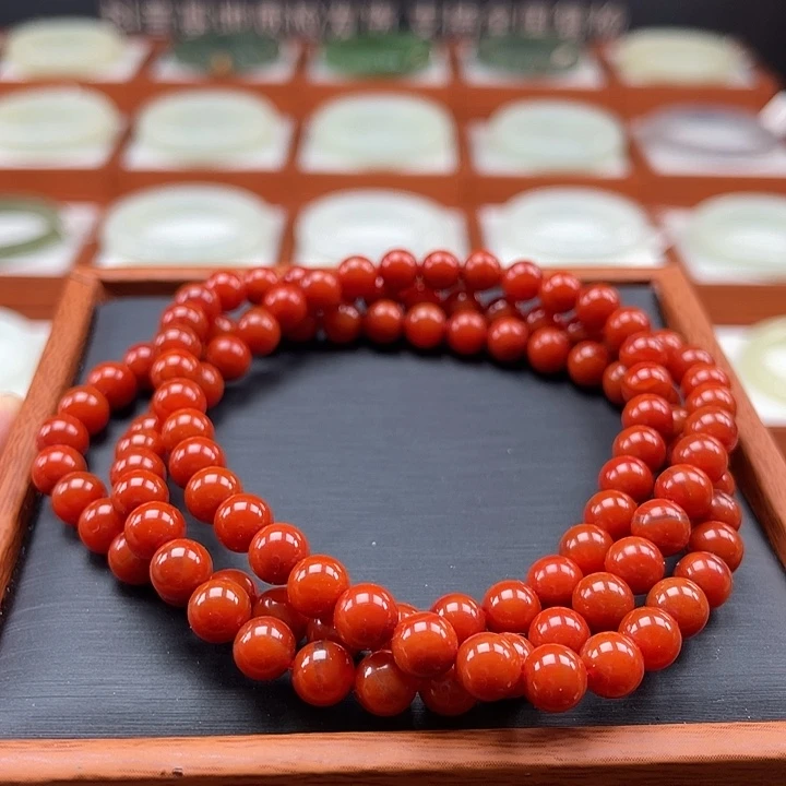 南红玛瑙颈饰未镶嵌