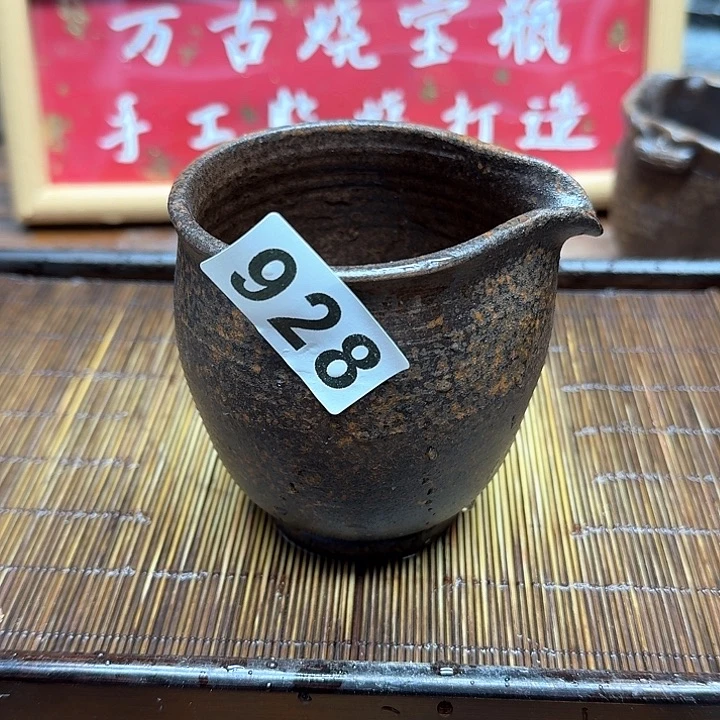 纯手工制作粗陶茶具