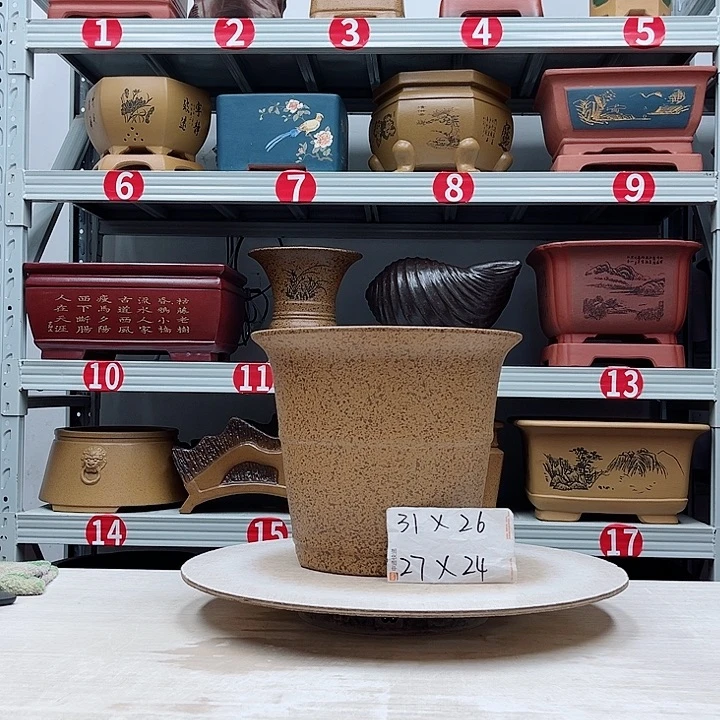 紫砂花盆紫砂花盆