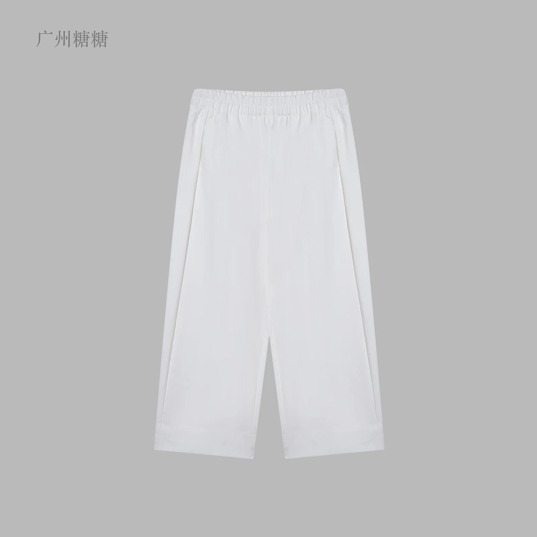 夏季240g休闲百搭直筒裤抗皱冰感斜纹料宽松潮流时尚透气【6950】88