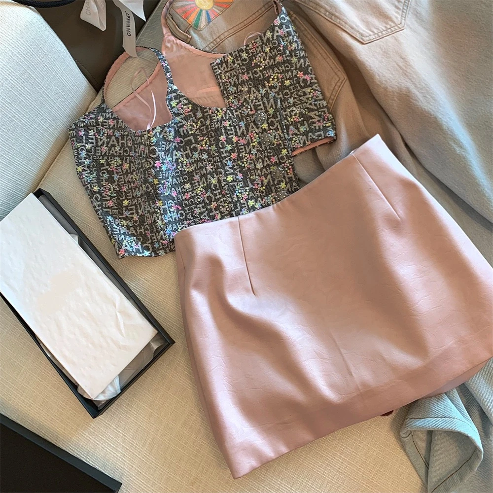 辣妹气质缎面半身裙女春夏小个子高腰显瘦百搭A字包臀防走光短裙