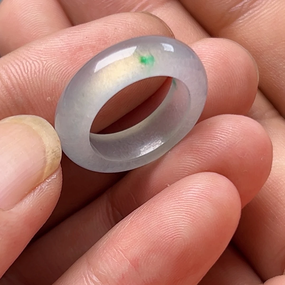 未镶嵌定制翡翠圈口15号