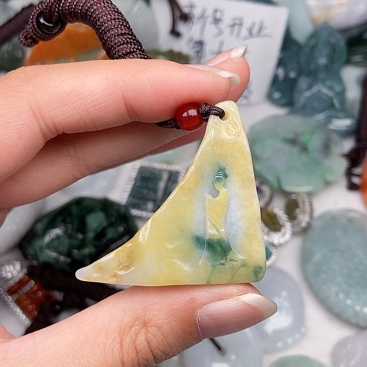 颈饰未镶嵌翡翠翡翠