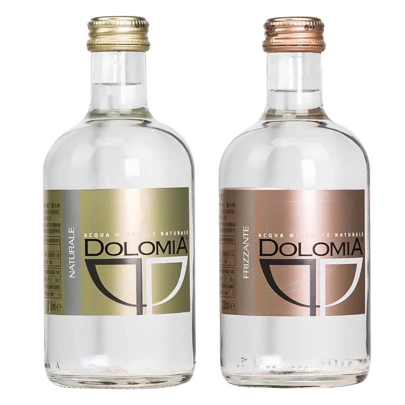 【25.7.27到期】Dolomia多洛米亚天然饮用水玻璃瓶330ml*5瓶