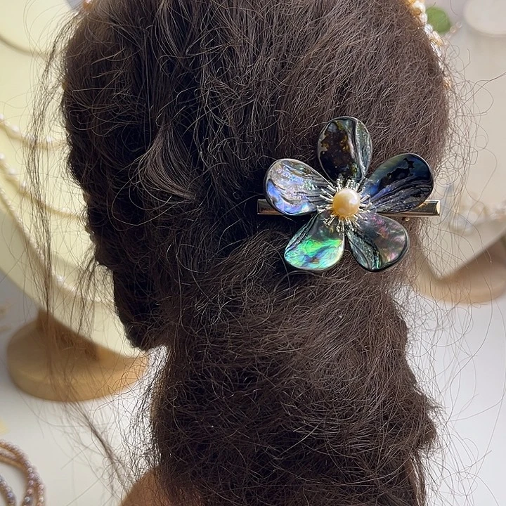 淡水珍珠未镶嵌发夹