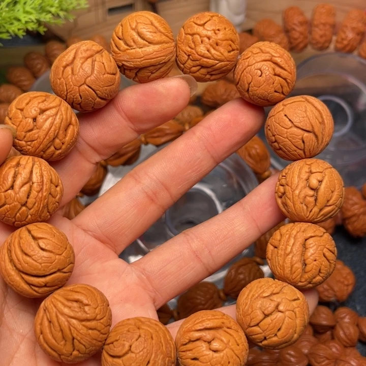 桃核手串龙纹桃核9