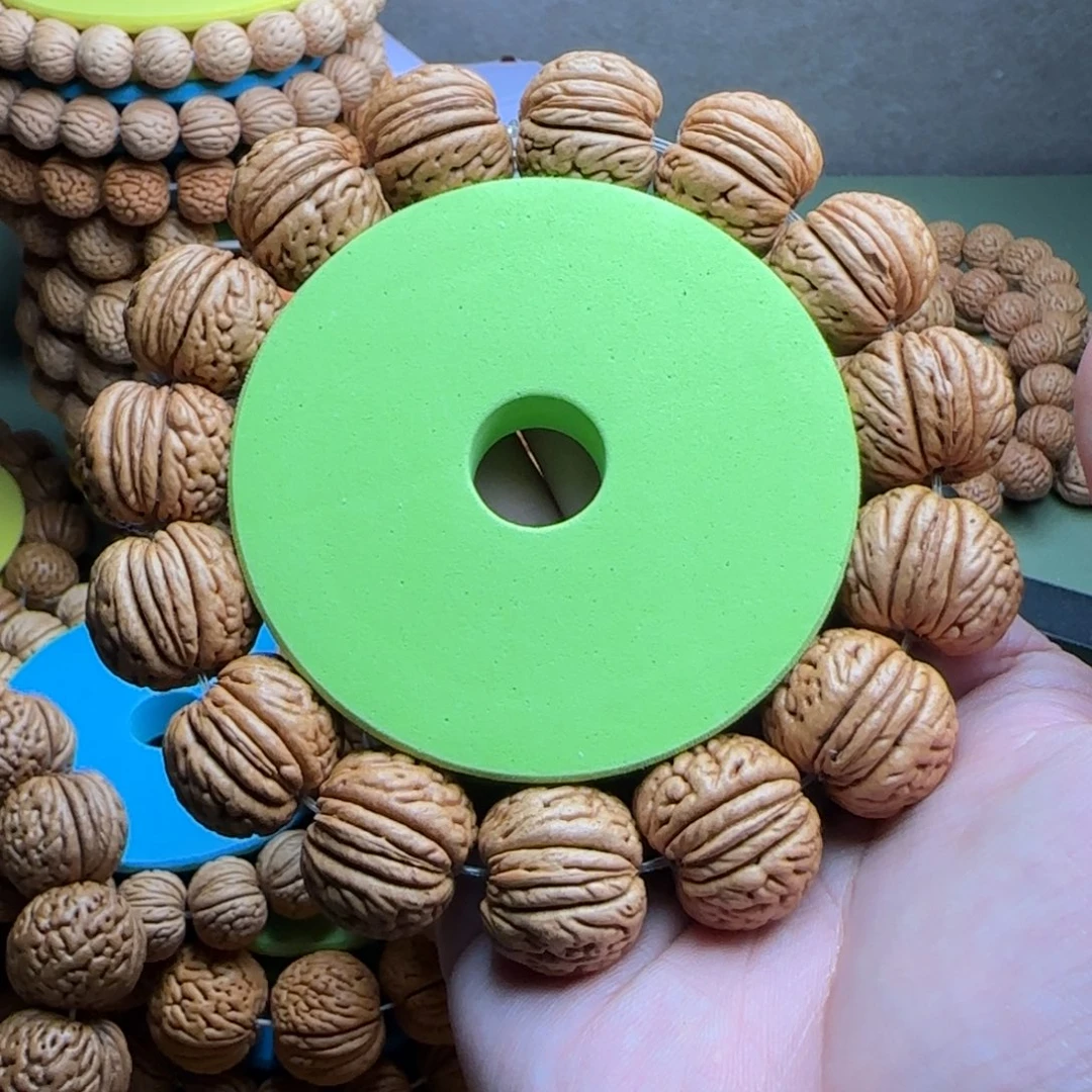 桃核手串经典脑纹苹果园桃核手串22尺寸