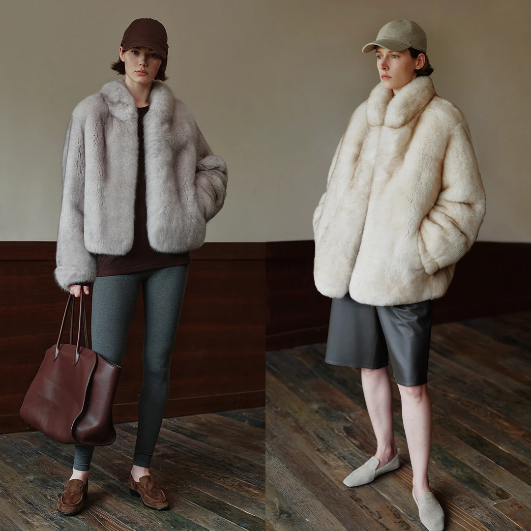 MSBEAST/野兽小姐矜贵小奶狐双色晕染狐狸背毛皮草长短丨芬兰雪境