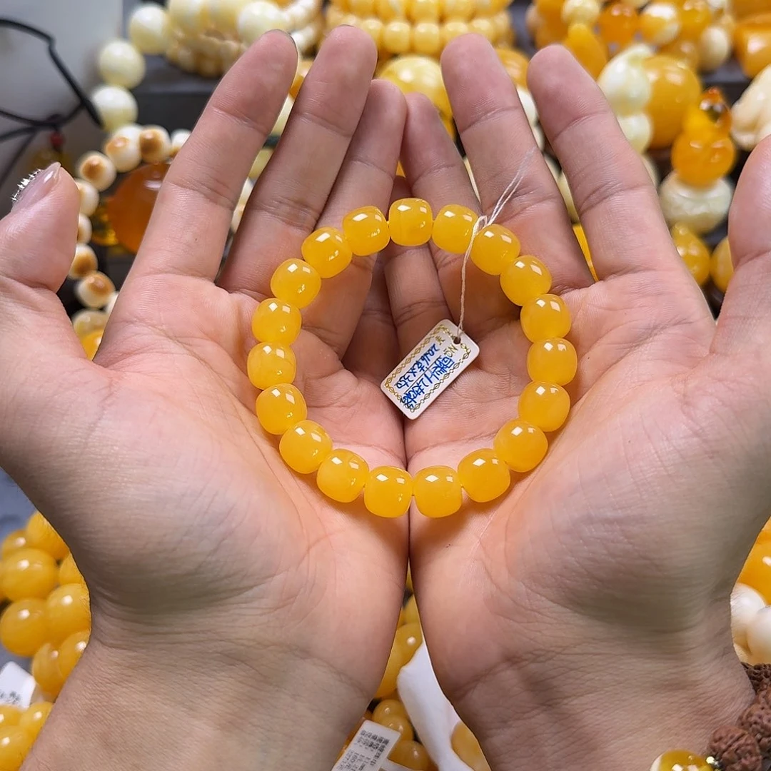 蜜蜡珠宝奇石未镶嵌同料老型12mm