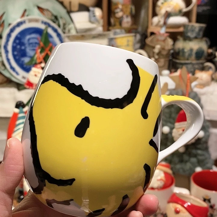 搪瓷史努比马克杯