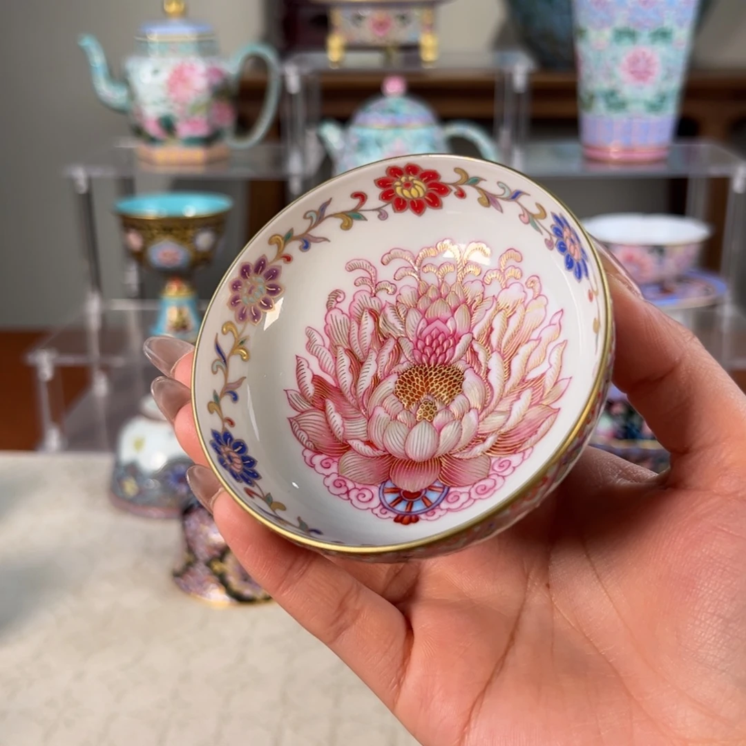 纯手工手绘 高端茶器