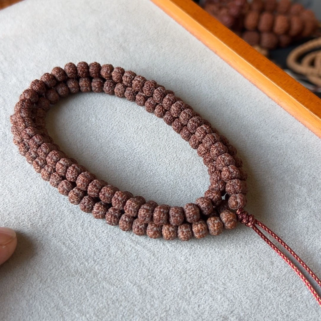 酱***鸭吊坠金刚菩提老树梅花108尺寸7.5