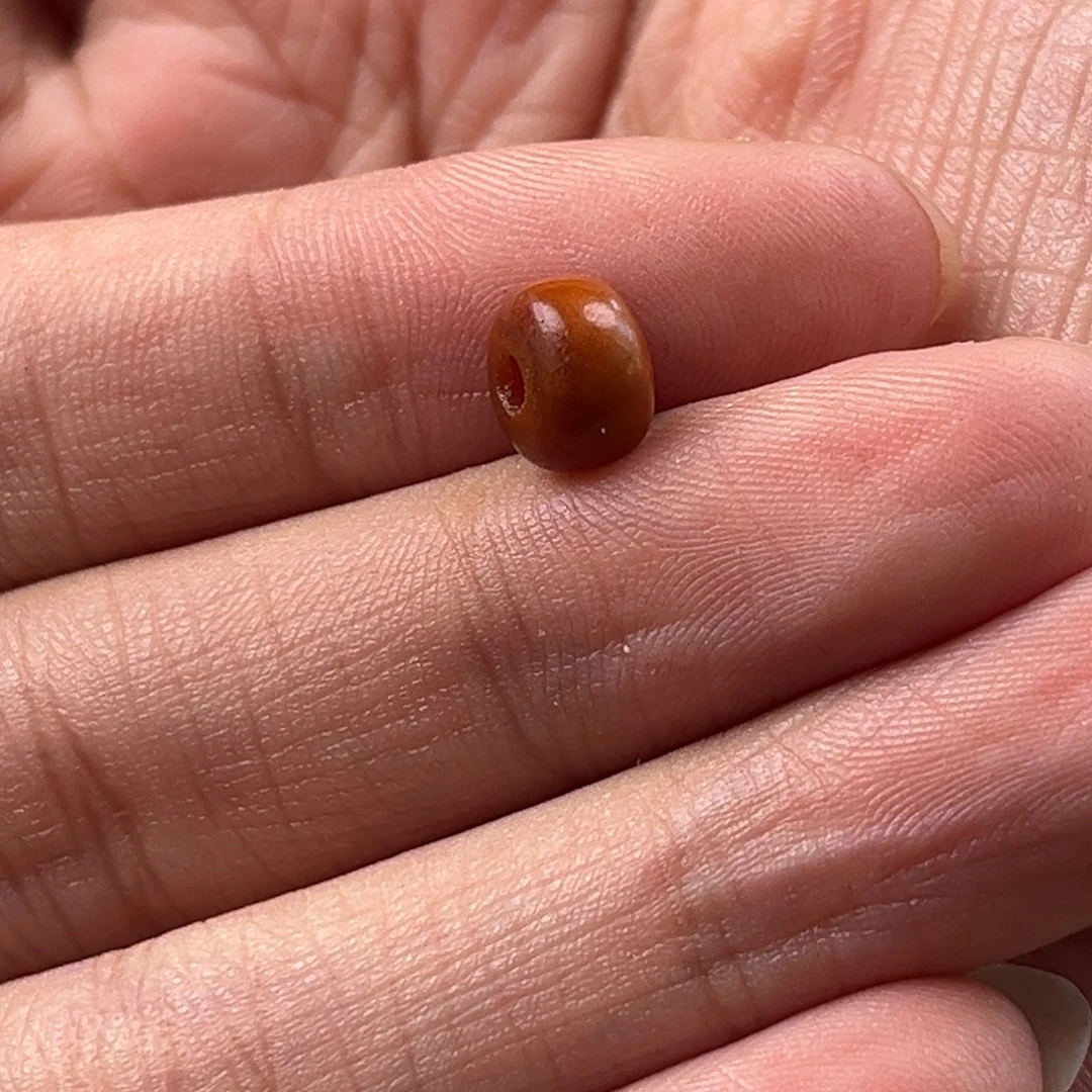 言***。蜜蜡未镶嵌颈饰老蜜蜡