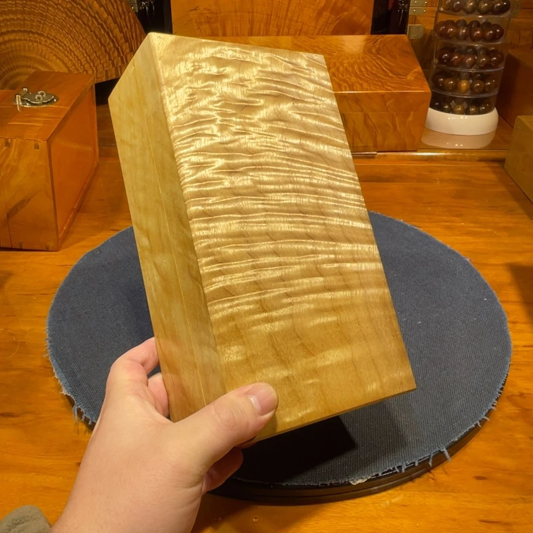 金丝楠23cm满花水波金丝楠木小叶桢楠