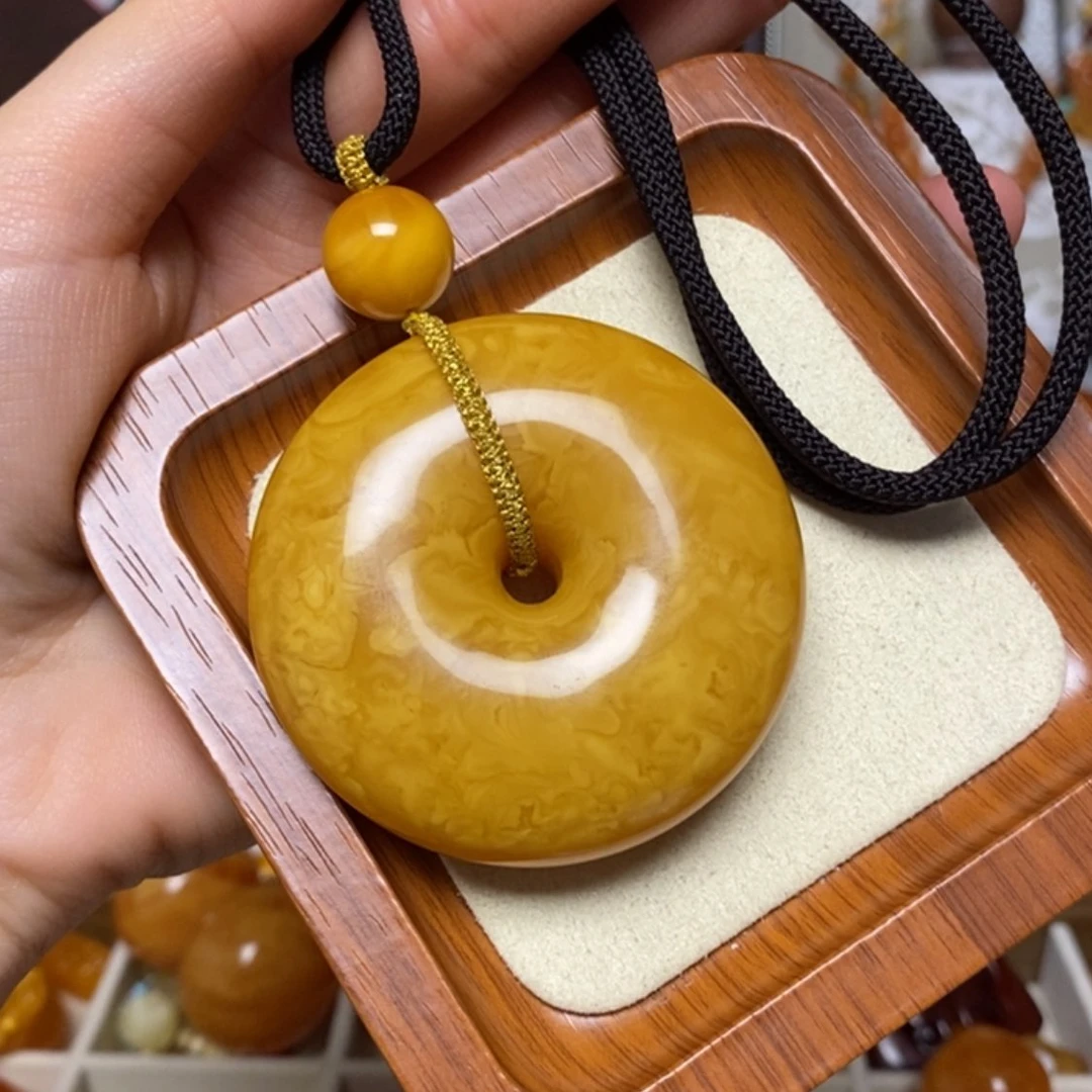 【闪购商品】蜜蜡颈饰未镶嵌一**你项链