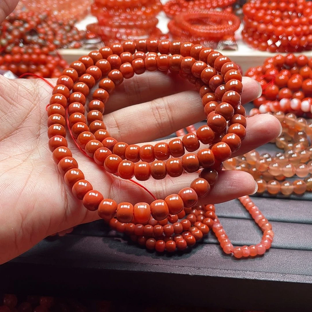 手链未镶嵌南红玛瑙贝**猫