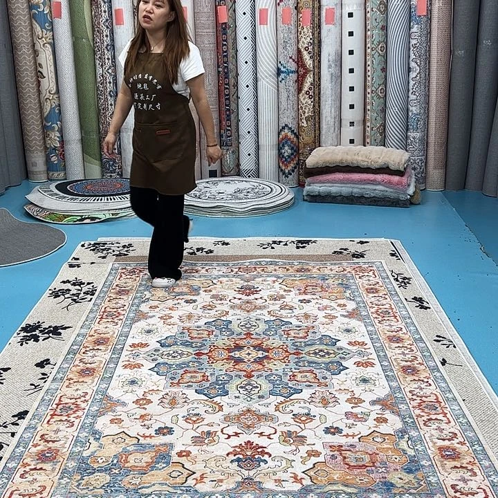 混纺160×230误差正负1-3厘米精编细砂棉布底仿羊绒微瑕