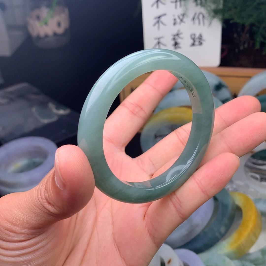 翡翠手镯未镶嵌手镯53-54-55