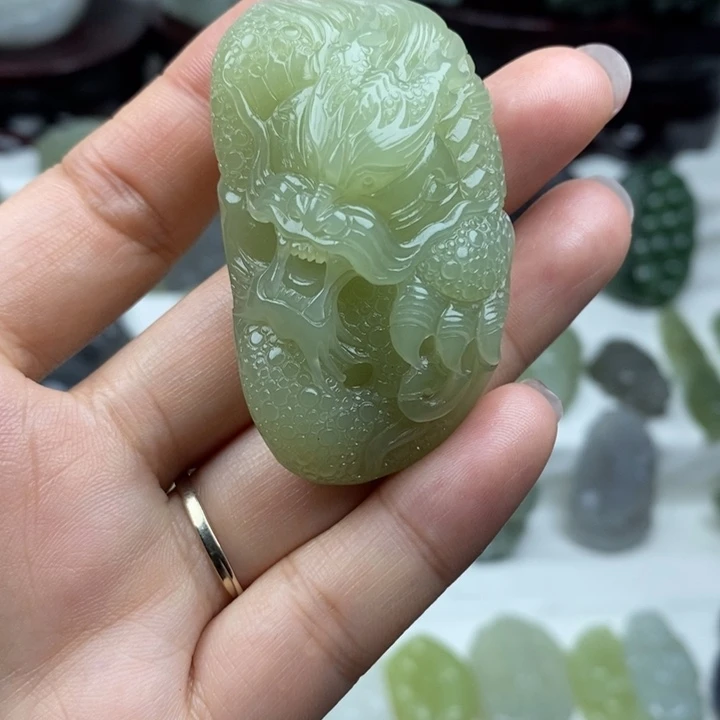 和田玉未镶嵌颈饰54