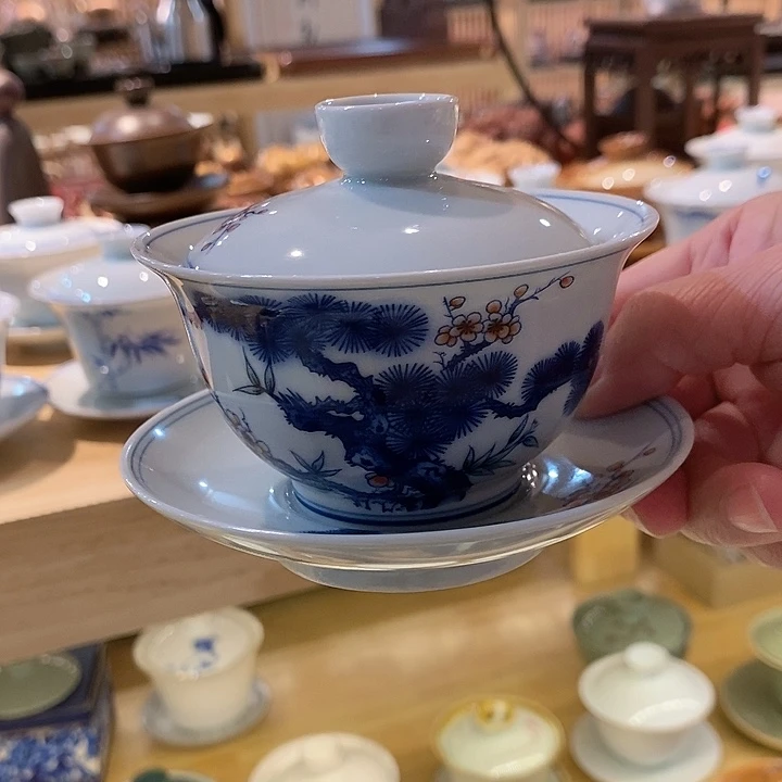 这个真好看瓷器盖碗