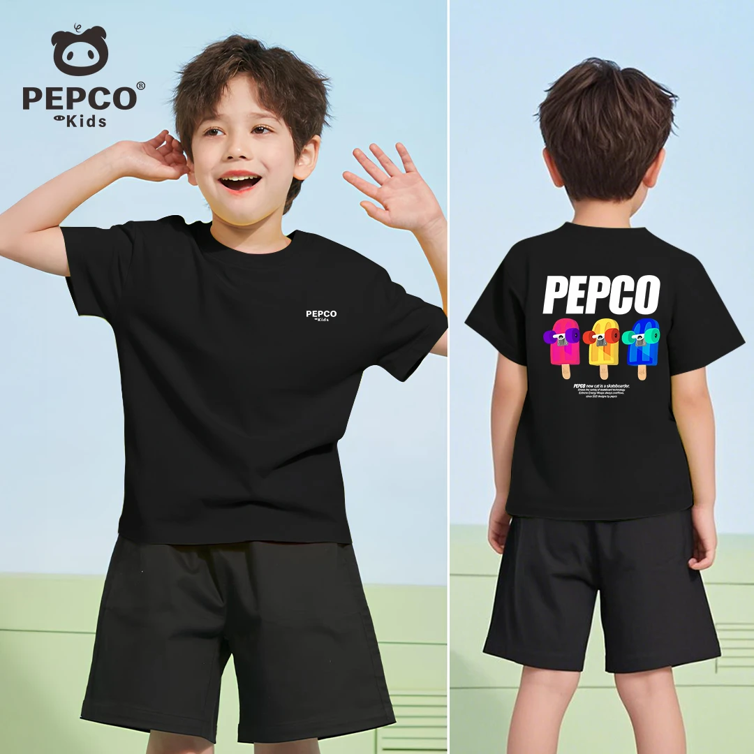 PEPCO/小猪班纳7A抗菌儿童短袖t恤纯棉夏季新款宽松半袖XZ6007