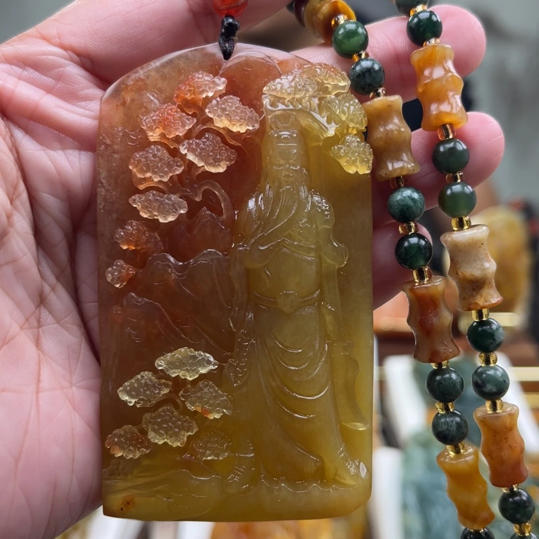 未镶嵌岫玉挂件挂件
