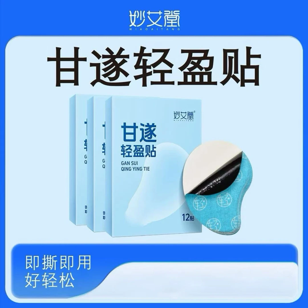 甘遂轻盈三排体内湿肚子寒肚脐排湿热辣除圈艾草暖贴