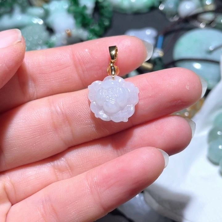 【闪购商品】翡翠颈饰未镶嵌繁****o天然翡翠
