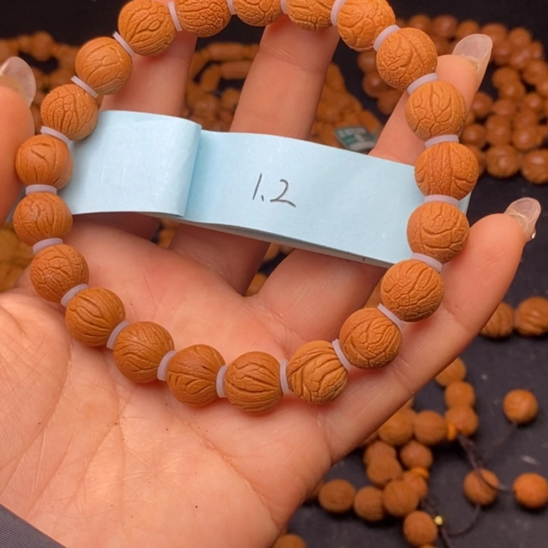 秦岭龙纹桃核21颗