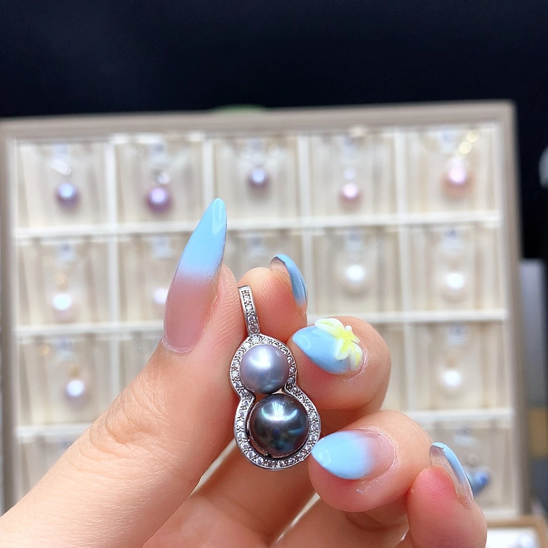 淡水珍珠合金颈饰