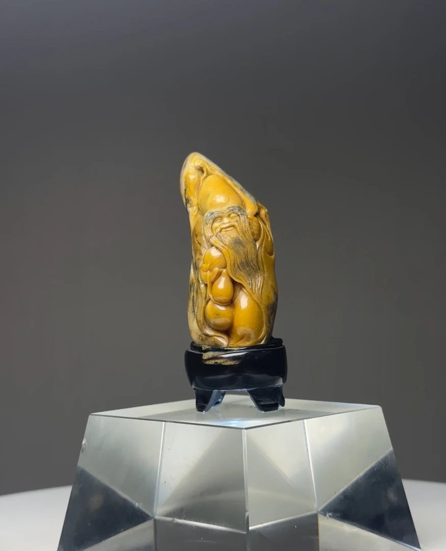 寿山乌鸦皮牛蛋田（南极仙翁）