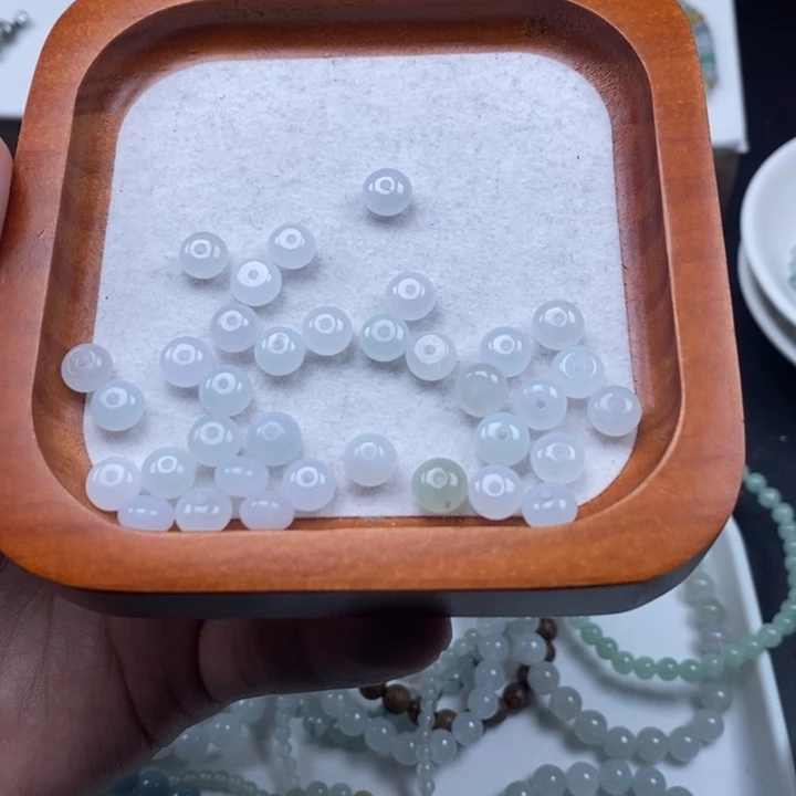 未镶嵌手链翡翠彤*鼓珠卡7