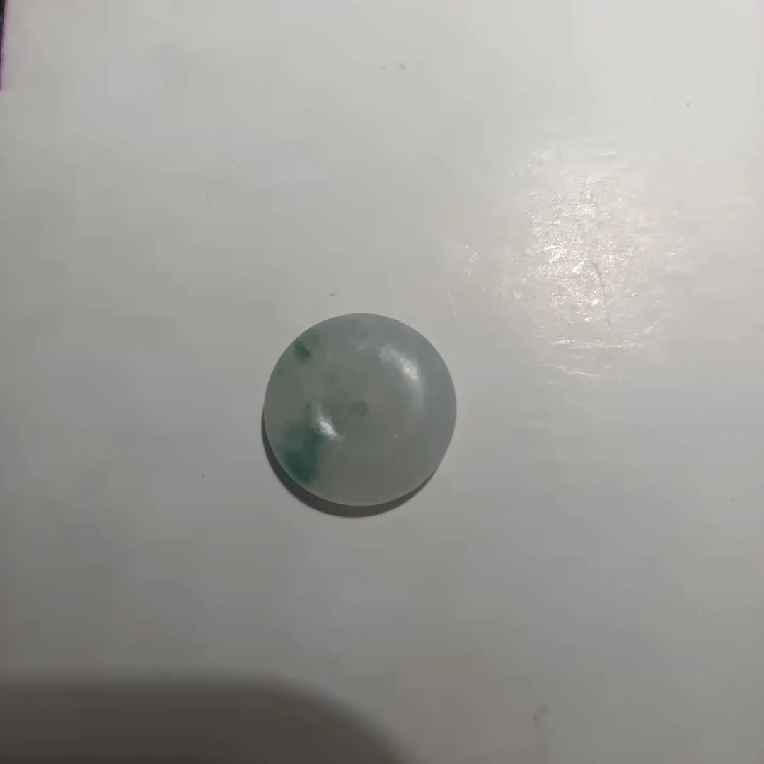 缅甸天然翡翠毛货定制 平安扣