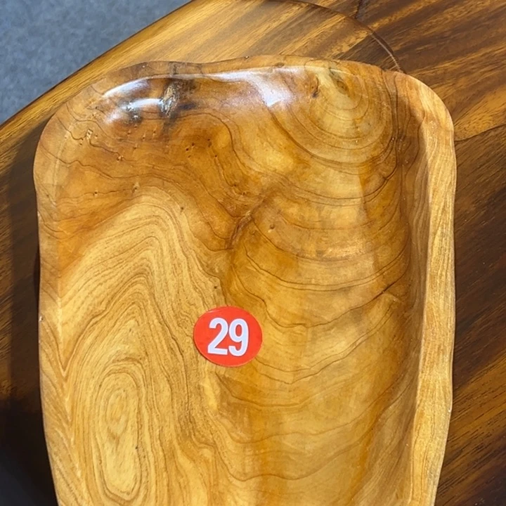 木手工盘子香杉树根