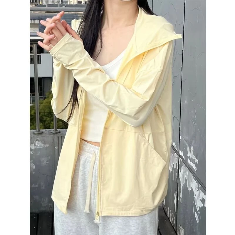 运动显瘦夏季防晒衣女2025新款户外外套防紫外线透气凉感防晒服
