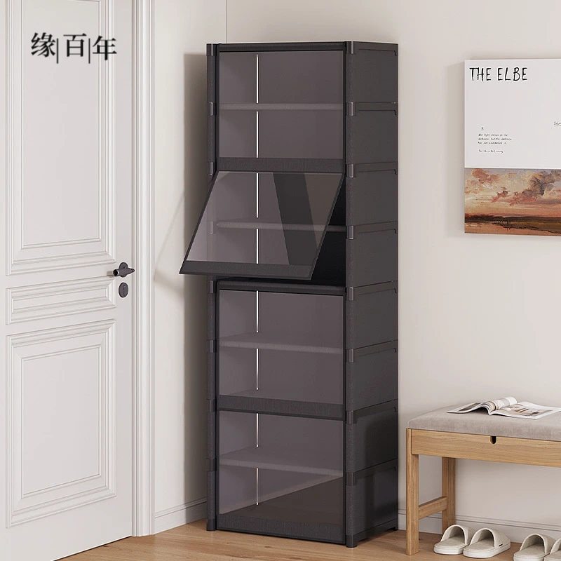 鞋架多层家用门口结实耐用防尘透明鞋子置物架宿舍简易鞋柜收纳