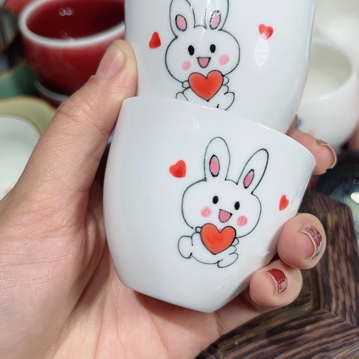 2只微瑕茶具茶具茶具